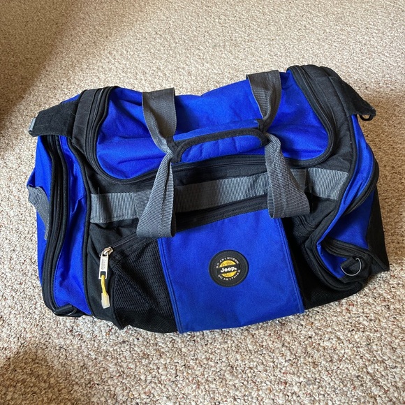Jeep Bags Jeep Blue Duffel Bag Poshmark